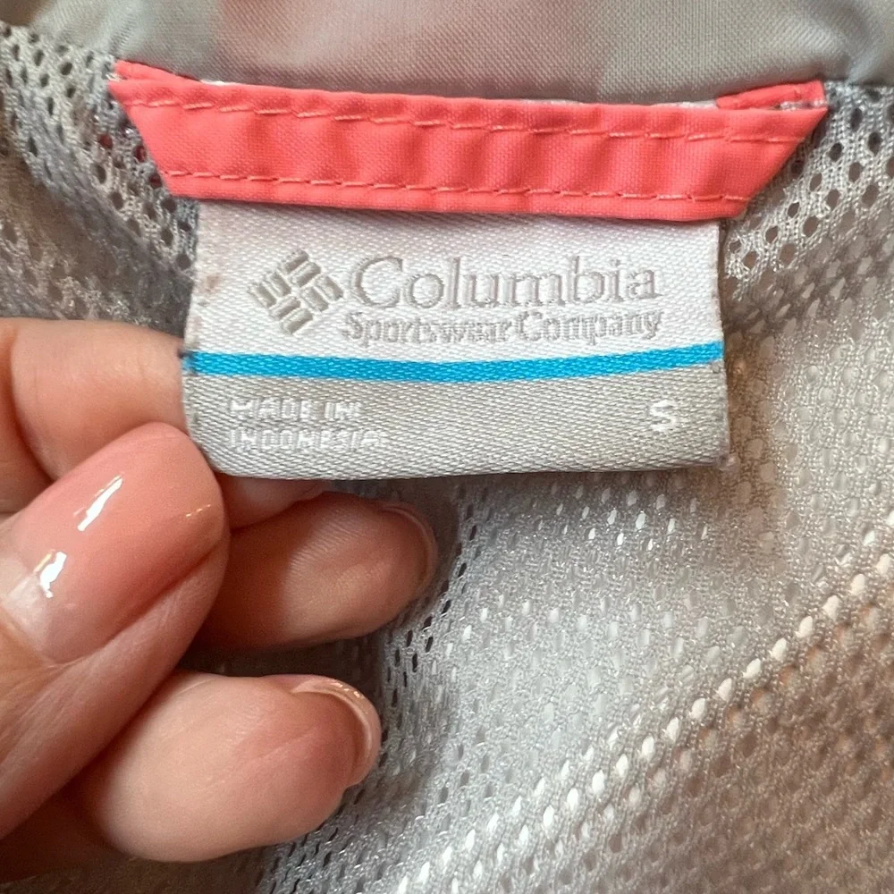 Columbia Arcadia II Jacket Juicy Hood Cinch Waist Pockets Waterproof Small - Picture 11 of 15